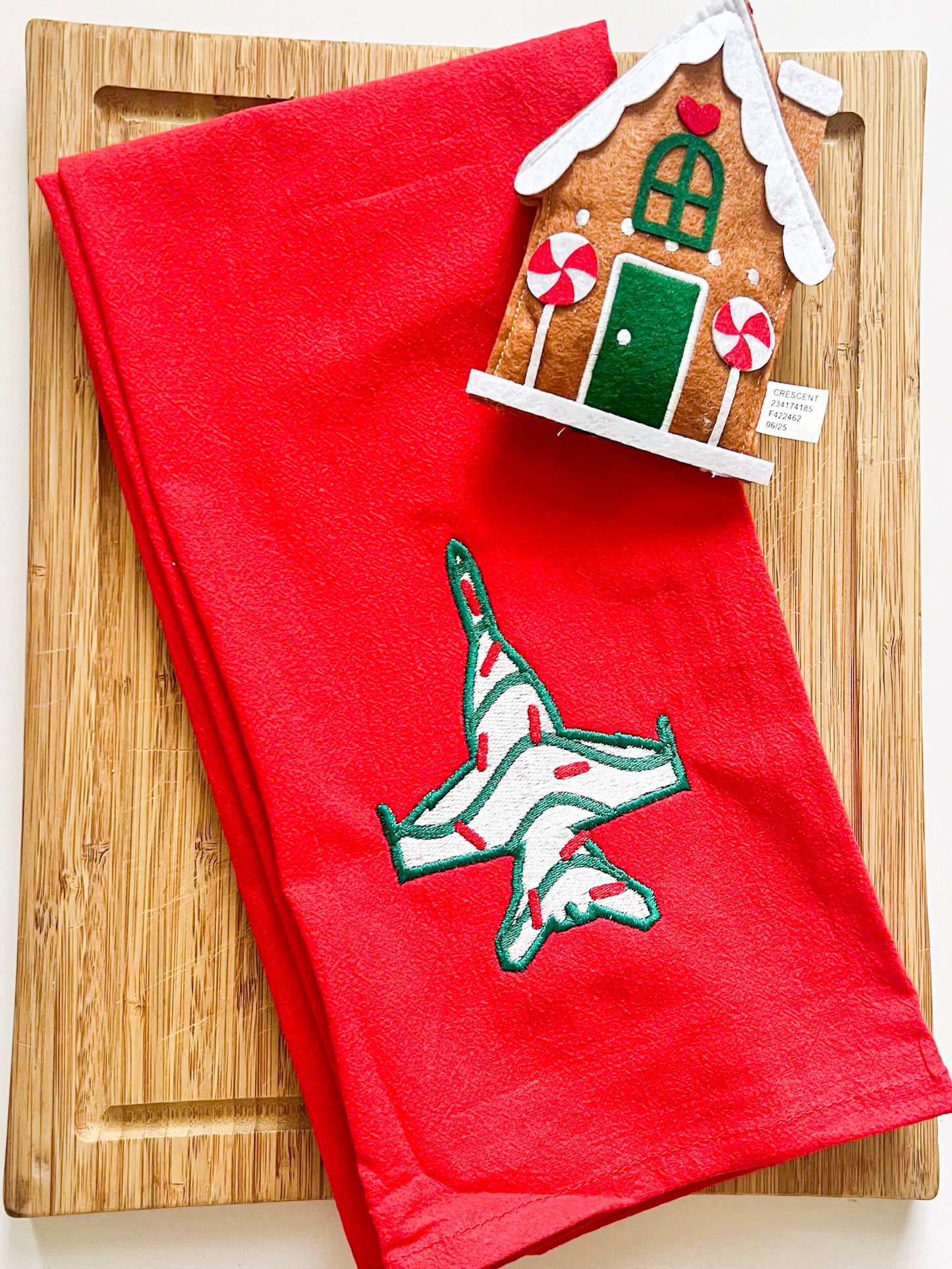 Jet Cake Christmas Tea Towel