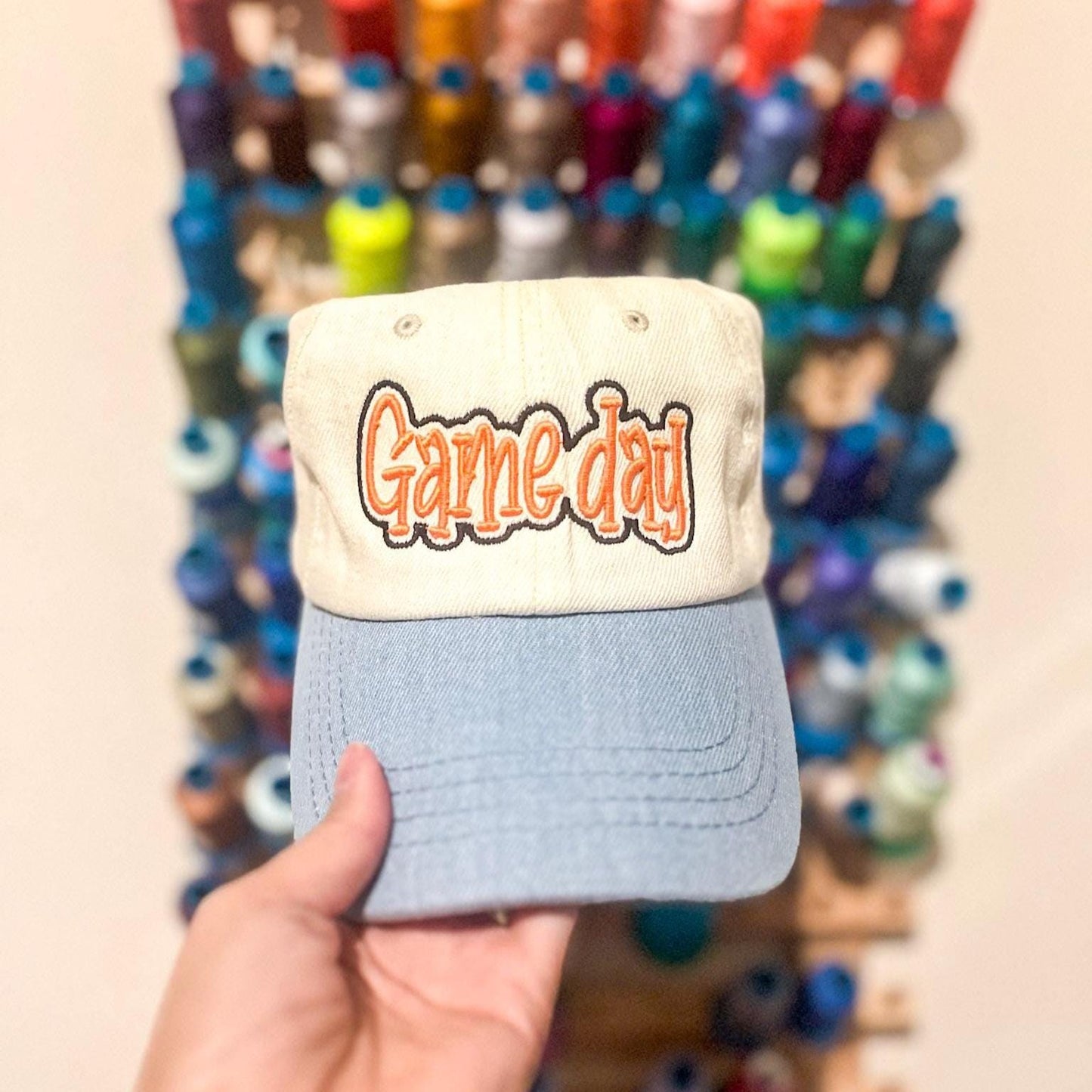 Custom Embroidered Gameday Hat: Personalized College Football Style