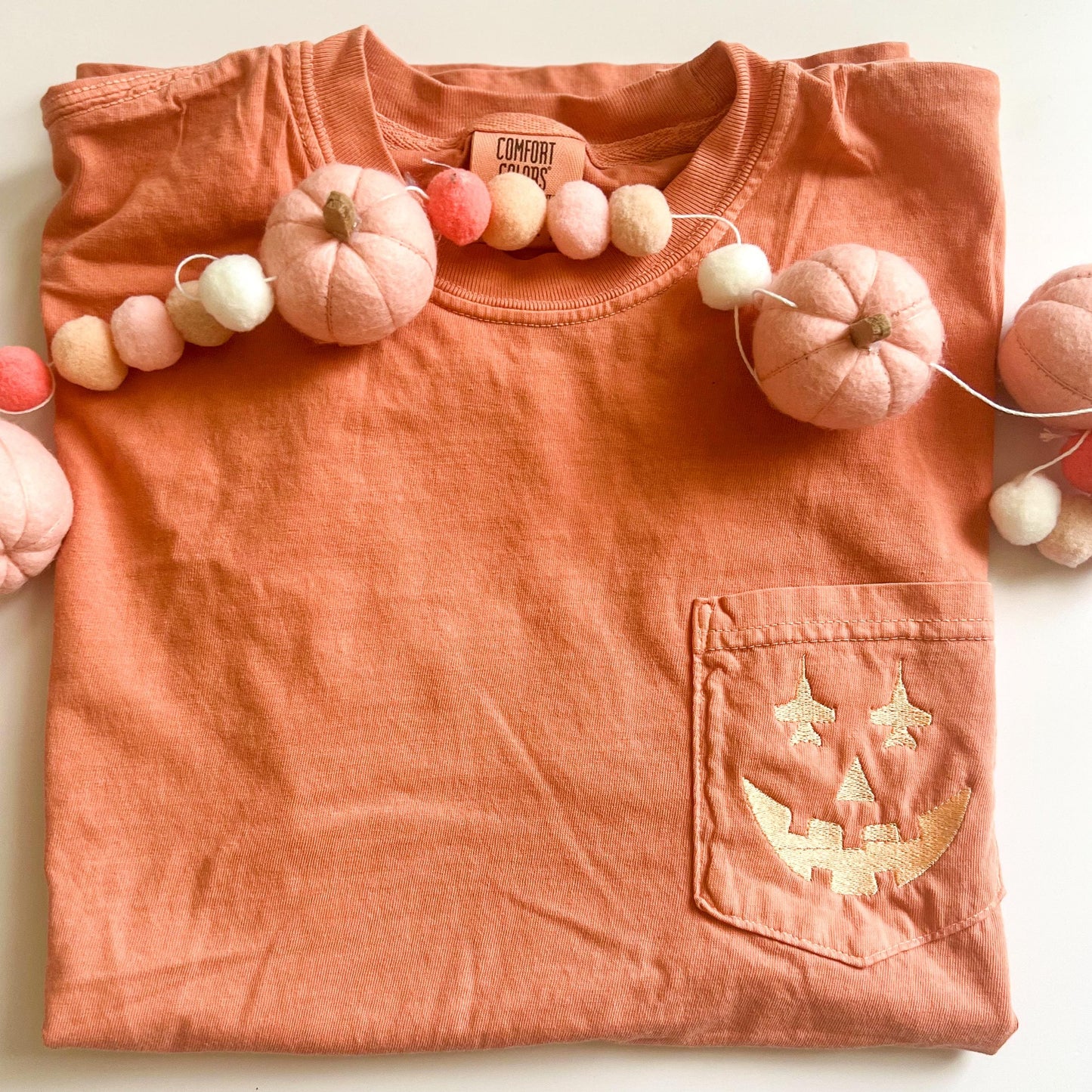 Halloween Jet T-Shirt: Halloween Pumpkin Airplane Shirt