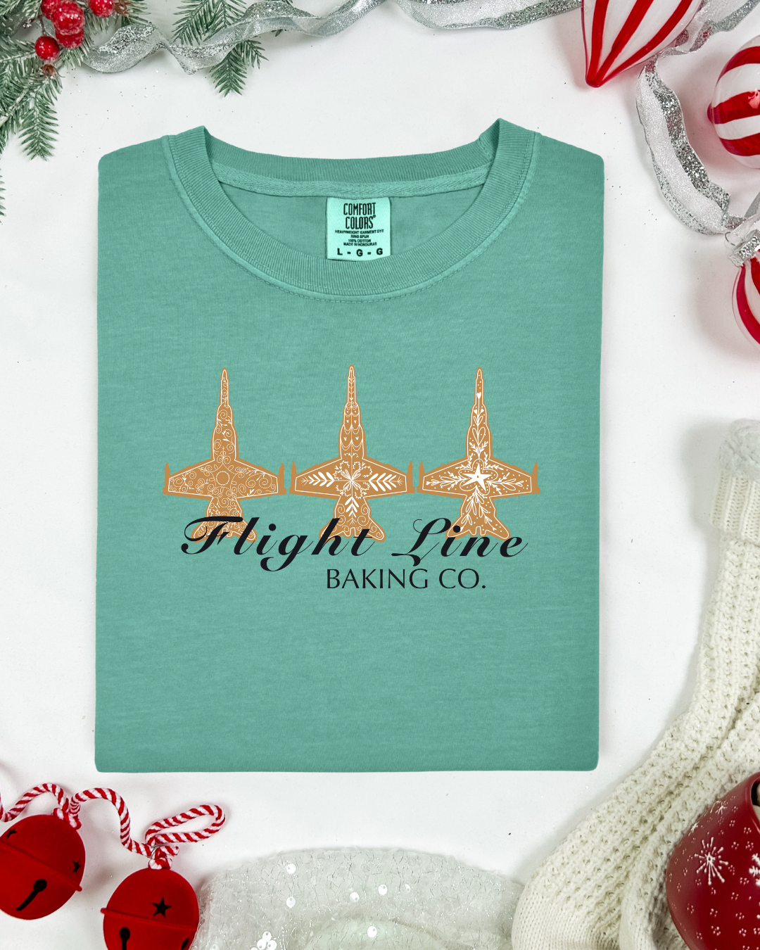 Christmas Jet T-Shirt  – Flight Line Baking Co.