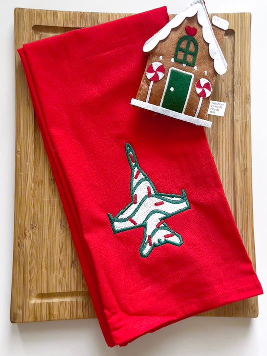 Jet Cake Christmas Tea Towel
