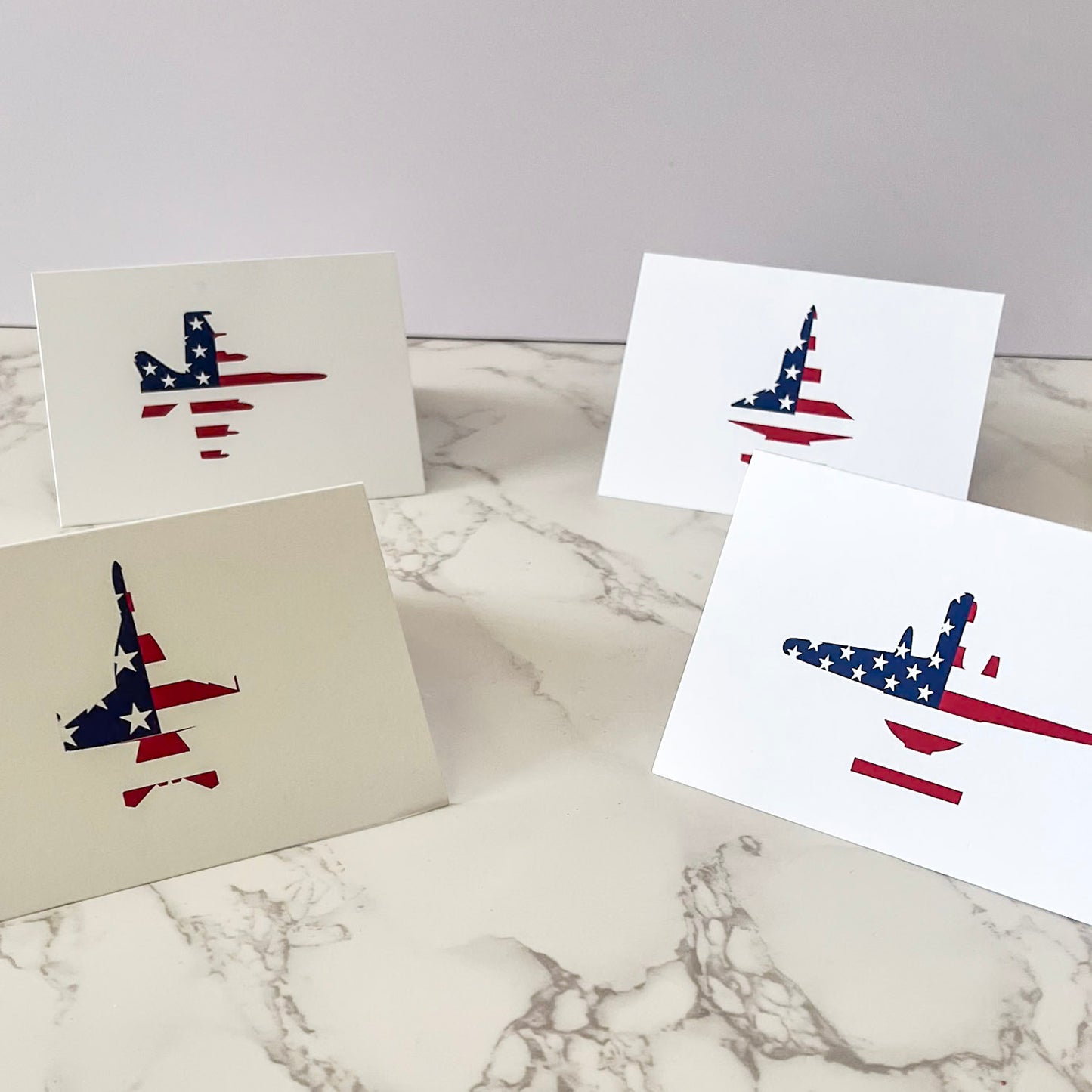 Jet Flag Notecards