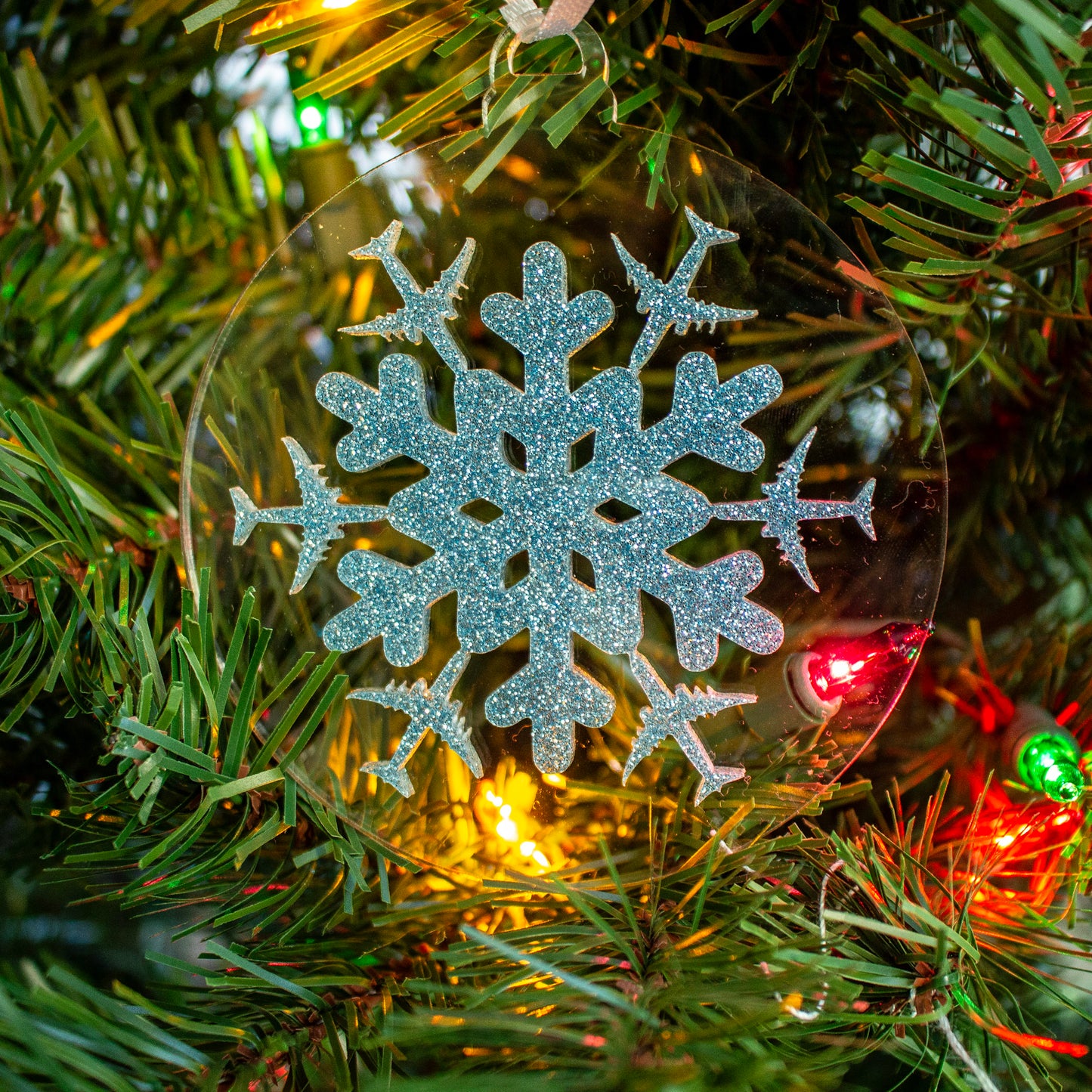 Aircraft Snowflake Ornament