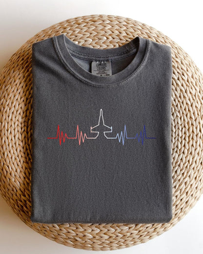 Patriotic F18 Jet T-Shirt: 4th of July Airplane Shirt