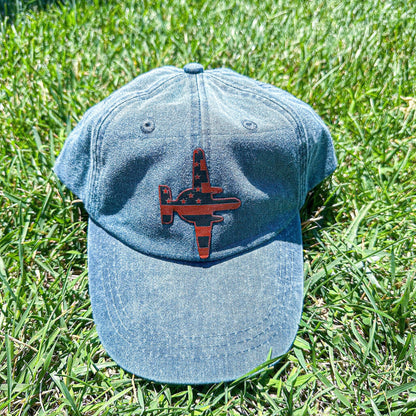 Fighter Jet Patch Hat: Patriotic Military Aircraft Cap