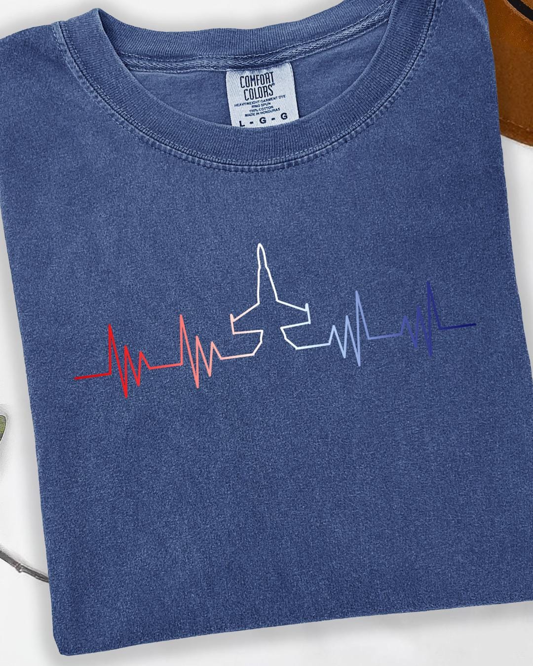 Patriotic F18 Jet T-Shirt: 4th of July Airplane Shirt