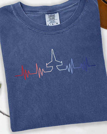 Patriotic F18 Jet T-Shirt: 4th of July Airplane Shirt