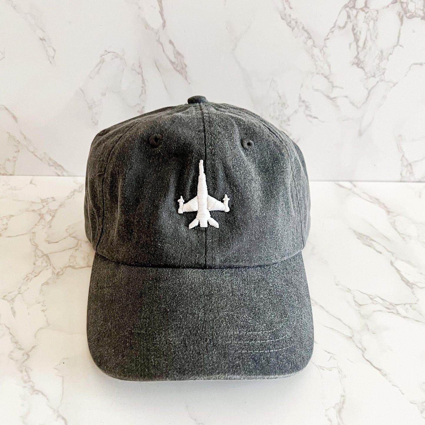 Jet Embroidered Hat, F18 Puff Embroidery, F18 Hat, F16 Hat, Fighter Jet Hat