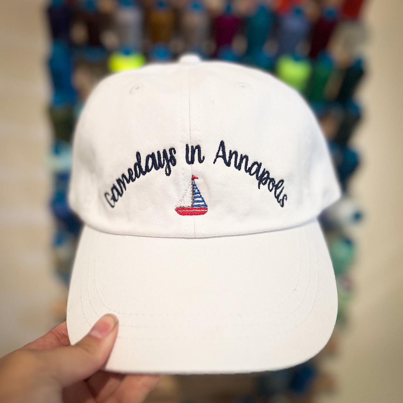 Naval Academy Gameday Hat: Embroidered US Navy Gift